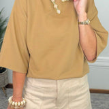 Beige Breeze Suede-Look Shorts - Jessi Jayne Boutique