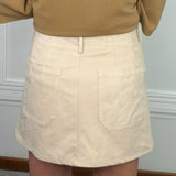 Beige Breeze Suede-Look Shorts - Jessi Jayne Boutique