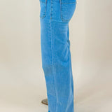 Put You First High Rise Vervet Patch Pocket Wide Leg Jeans 32" Inseam - Jessi Jayne Boutique