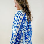 Cobalt Charm Boho Blouse - Jessi Jayne Boutique