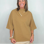 Cozy Muse Mock Turtleneck Pullover - Jessi Jayne Boutique