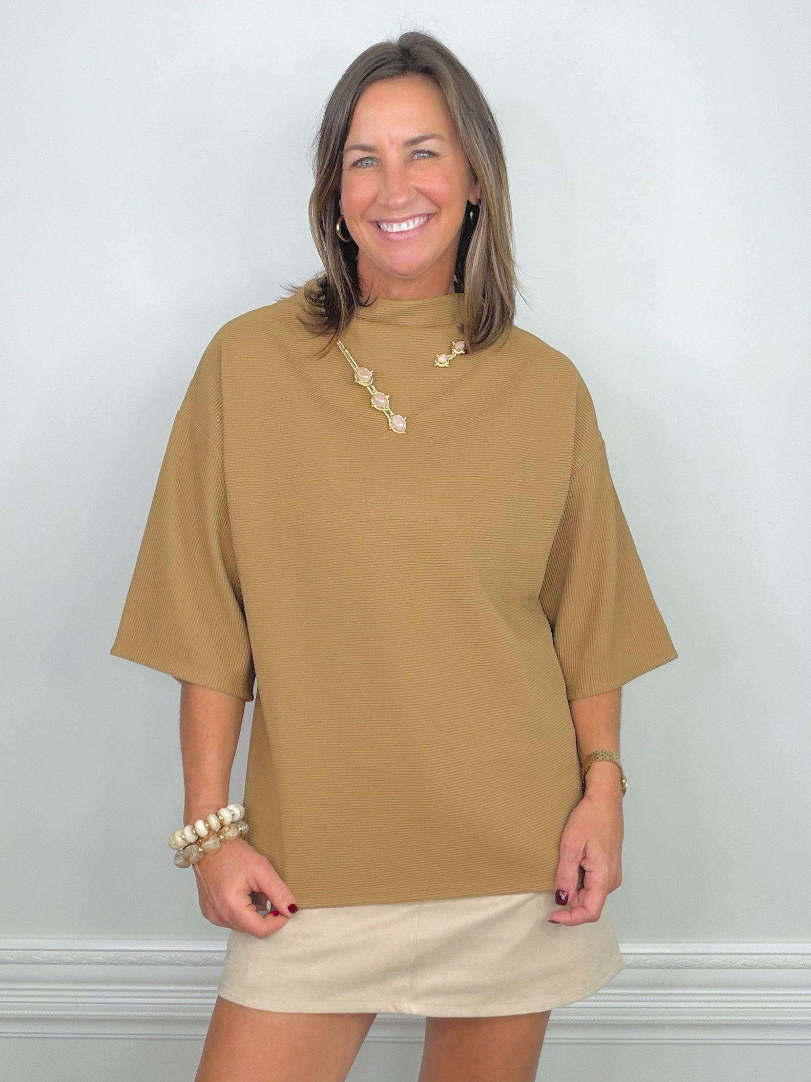 Cozy Muse Mock Turtleneck Pullover - Jessi Jayne Boutique
