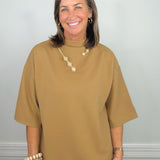 Cozy Muse Mock Turtleneck Pullover - Jessi Jayne Boutique