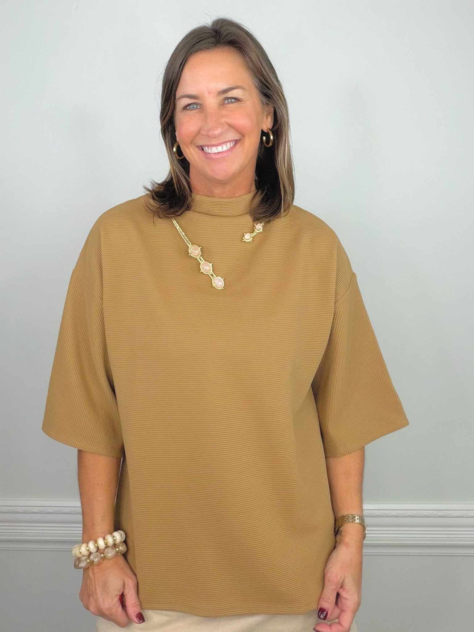 Cozy Muse Mock Turtleneck Pullover - Jessi Jayne Boutique