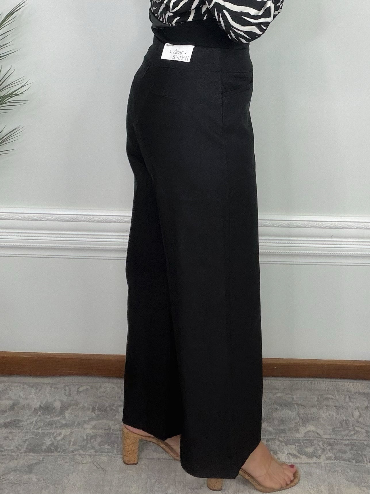 Magnolia Drive Black Wide Leg Pants. - Jessi Jayne Boutique