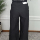 Magnolia Drive Black Wide Leg Pants. - Jessi Jayne Boutique