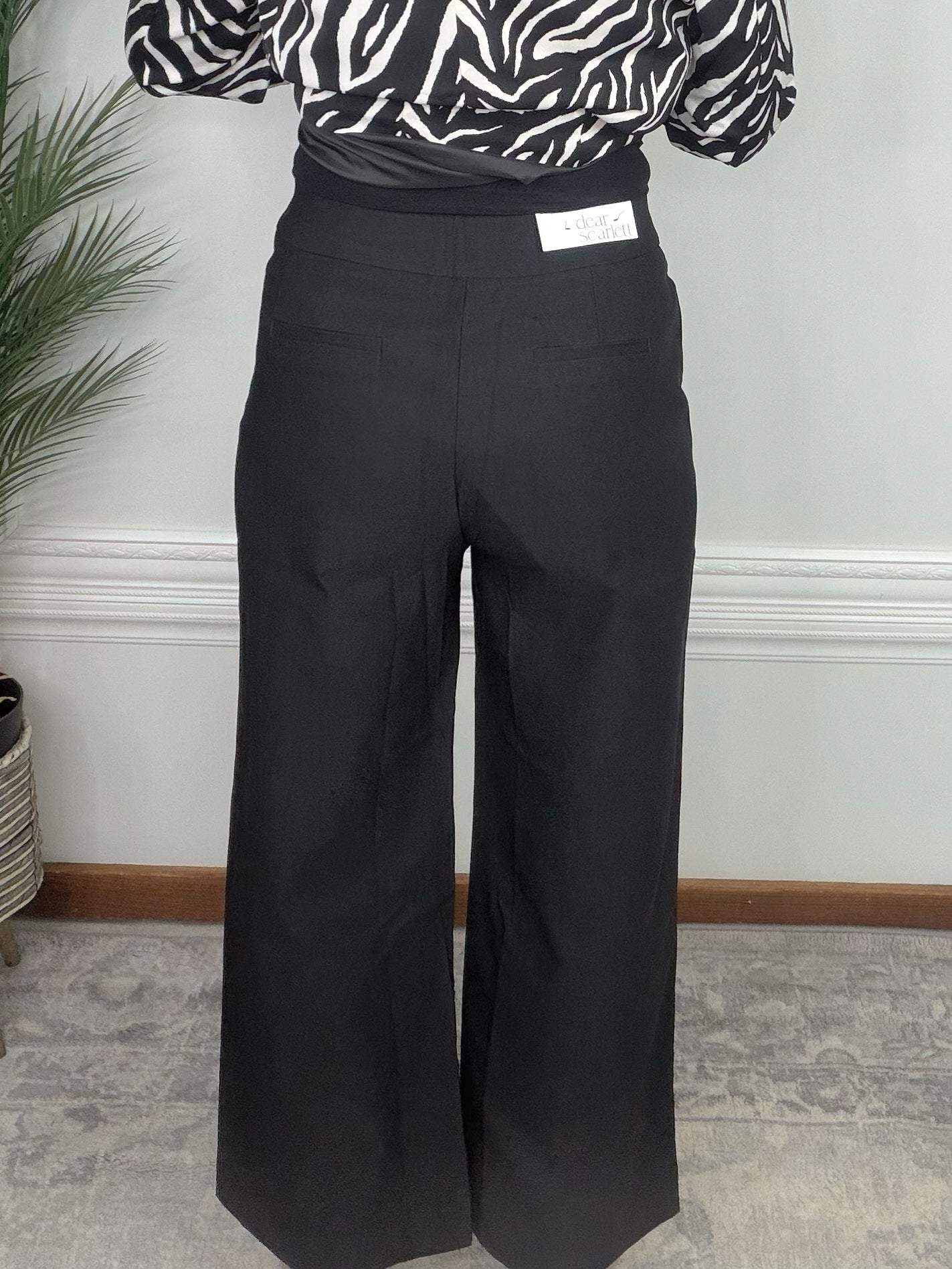 Magnolia Drive Black Wide Leg Pants. - Jessi Jayne Boutique