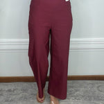 Bordeaux Avenue Wide Leg Pants - Jessi Jayne Boutique