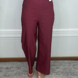Bordeaux Avenue Wide Leg Pants - Jessi Jayne Boutique