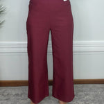 Bordeaux Avenue Wide Leg Pants - Jessi Jayne Boutique