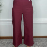 Bordeaux Avenue Wide Leg Pants - Jessi Jayne Boutique
