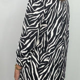 Wild Instinct Zebra Blazer - Jessi Jayne Boutique