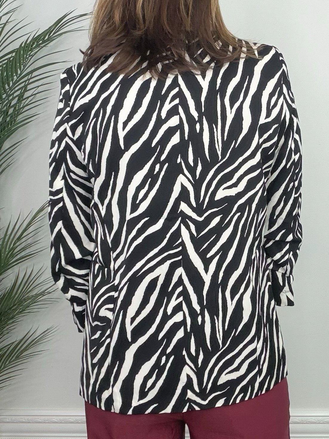 Wild Instinct Zebra Blazer - Jessi Jayne Boutique