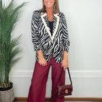 Bordeaux Avenue Wide Leg Pants - Jessi Jayne Boutique