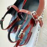 Mia Aree Burgundy Patent Shoes - Jessi Jayne Boutique