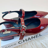 Mia Aree Burgundy Patent Shoes - Jessi Jayne Boutique