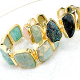 Seafoam Square Stone Cuff