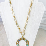 Seaside Treasure Open Pendant Necklace - Jessi Jayne Boutique