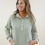 Sandstone Snap Henley Knit Top - Jessi Jayne Boutique