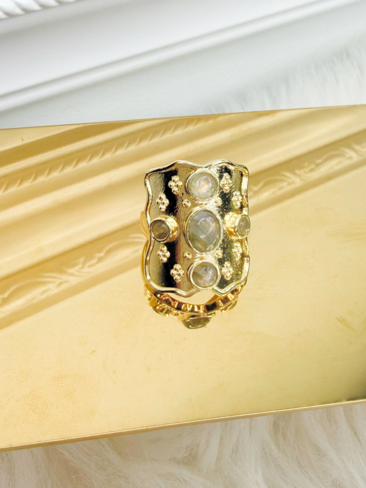 Sage Mist Cluster Ring - Jessi Jayne Boutique