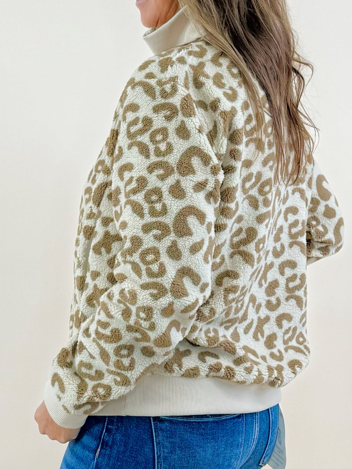 Wild Comfort Leopard Quarter - Zip Pullover - Jessi Jayne Boutique