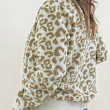 Wild Comfort Leopard Quarter - Zip Pullover - Jessi Jayne Boutique