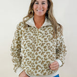 Wild Comfort Leopard Quarter - Zip Pullover - Jessi Jayne Boutique