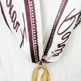 Autumn Ribbon Reversible Scarf Necklace - Jessi Jayne Boutique