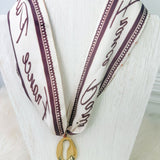 Autumn Ribbon Reversible Scarf Necklace - Jessi Jayne Boutique