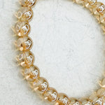 Champagne Toast Beaded Stretch Bracelet - Jessi Jayne Boutique