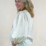 Desert Bloom Embroidered Top