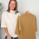Cozy Muse Mock Turtleneck Pullover