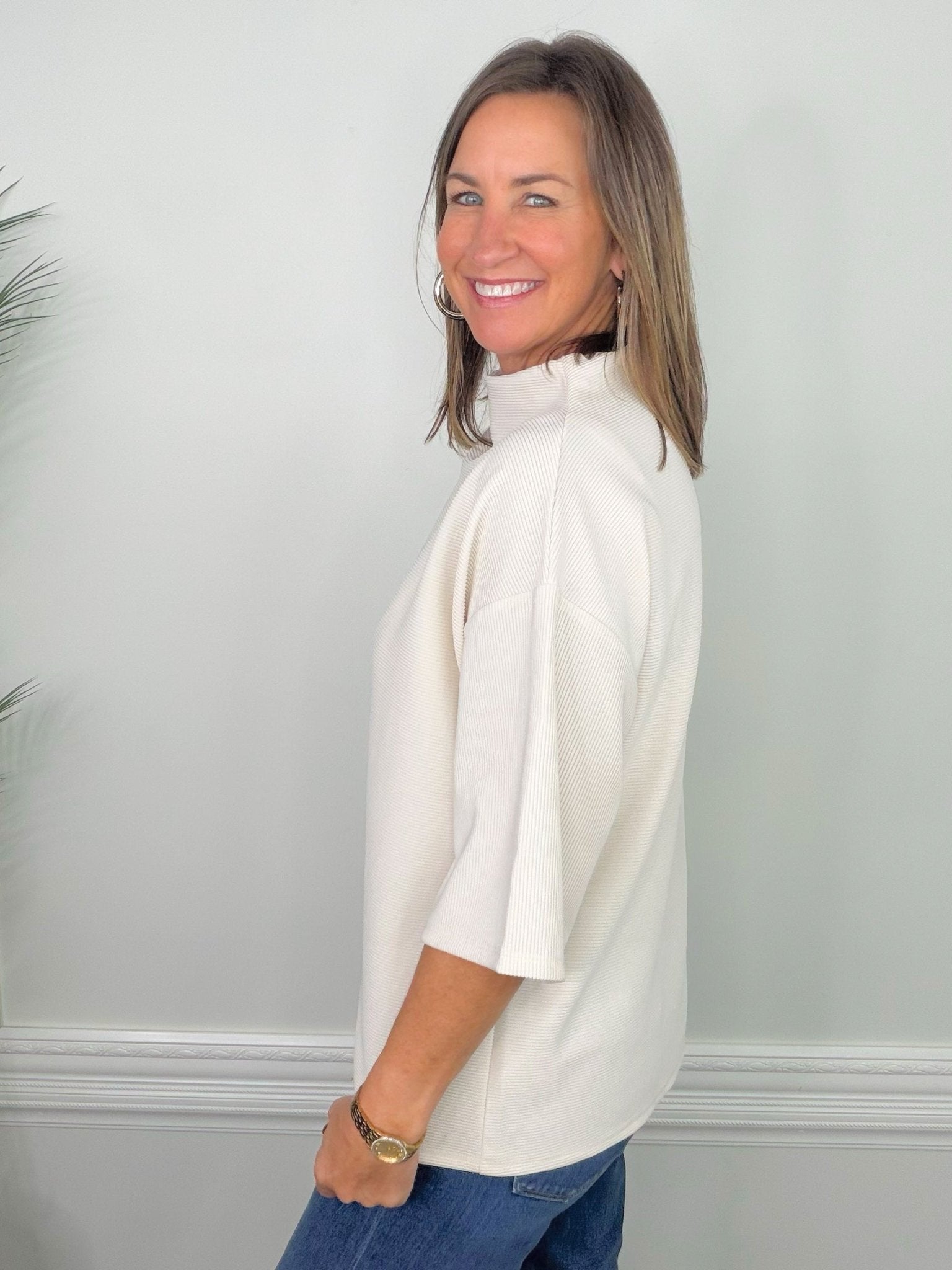 Cozy Muse Mock Turtleneck Pullover - Jessi Jayne Boutique
