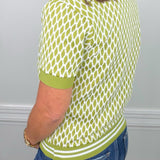 Citrus Pop Collar Neck Top
