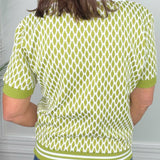 Citrus Pop Collar Neck Top