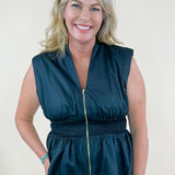 Power Hour Black Peplum Top