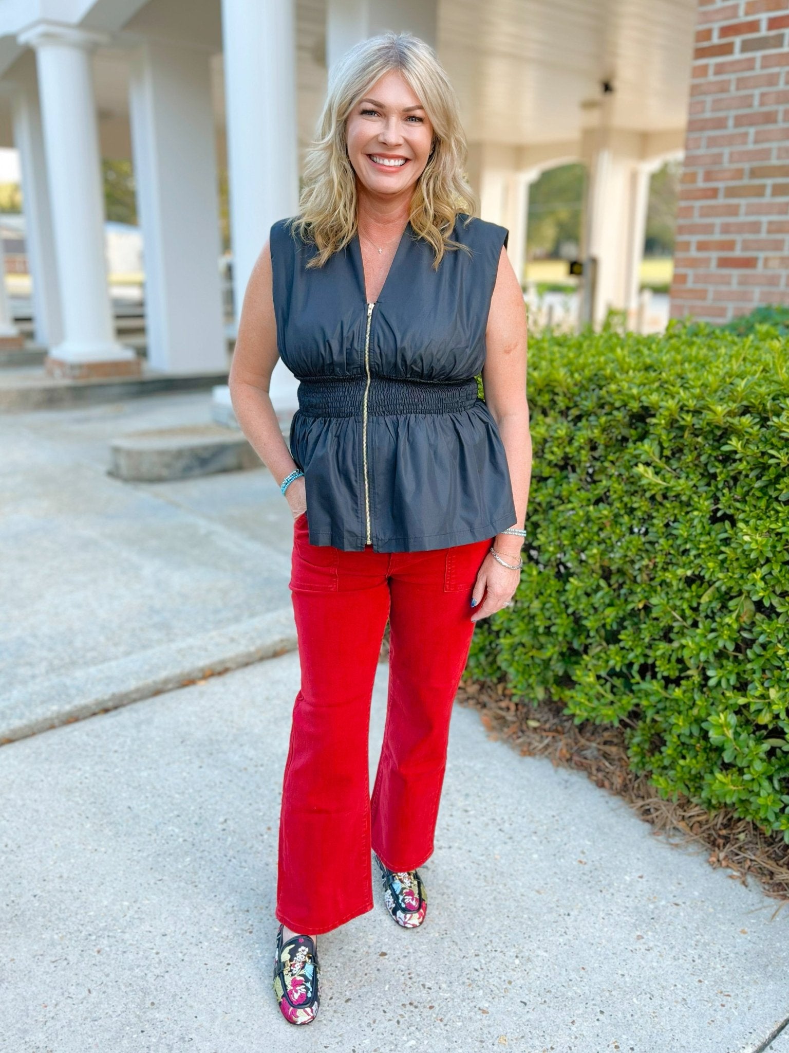 Power Hour Black Peplum Top - Jessi Jayne Boutique