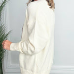 Puppy Love Ivory Crew Neck Sweater - Jessi Jayne Boutique