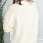 Puppy Love Ivory Crew Neck Sweater - Jessi Jayne Boutique