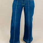 Risen Midtown Seamed Wide Leg Jeans - Jessi Jayne Boutique