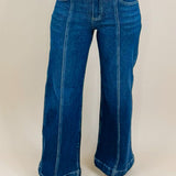 Risen Midtown Seamed Wide Leg Jeans - Jessi Jayne Boutique