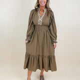 Wild At Heart Midi Dress - Jessi Jayne Boutique