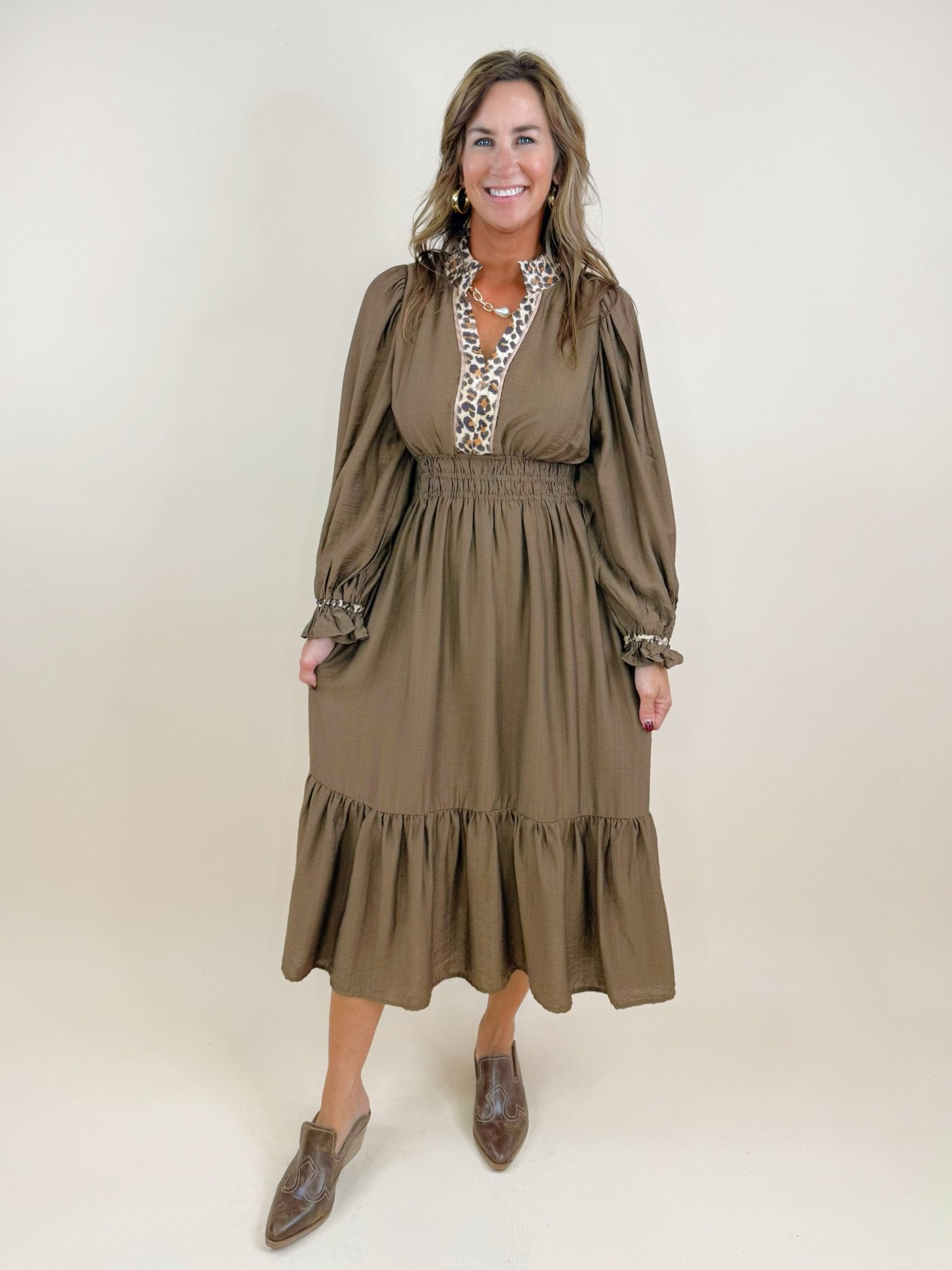 Wild At Heart Midi Dress - Jessi Jayne Boutique