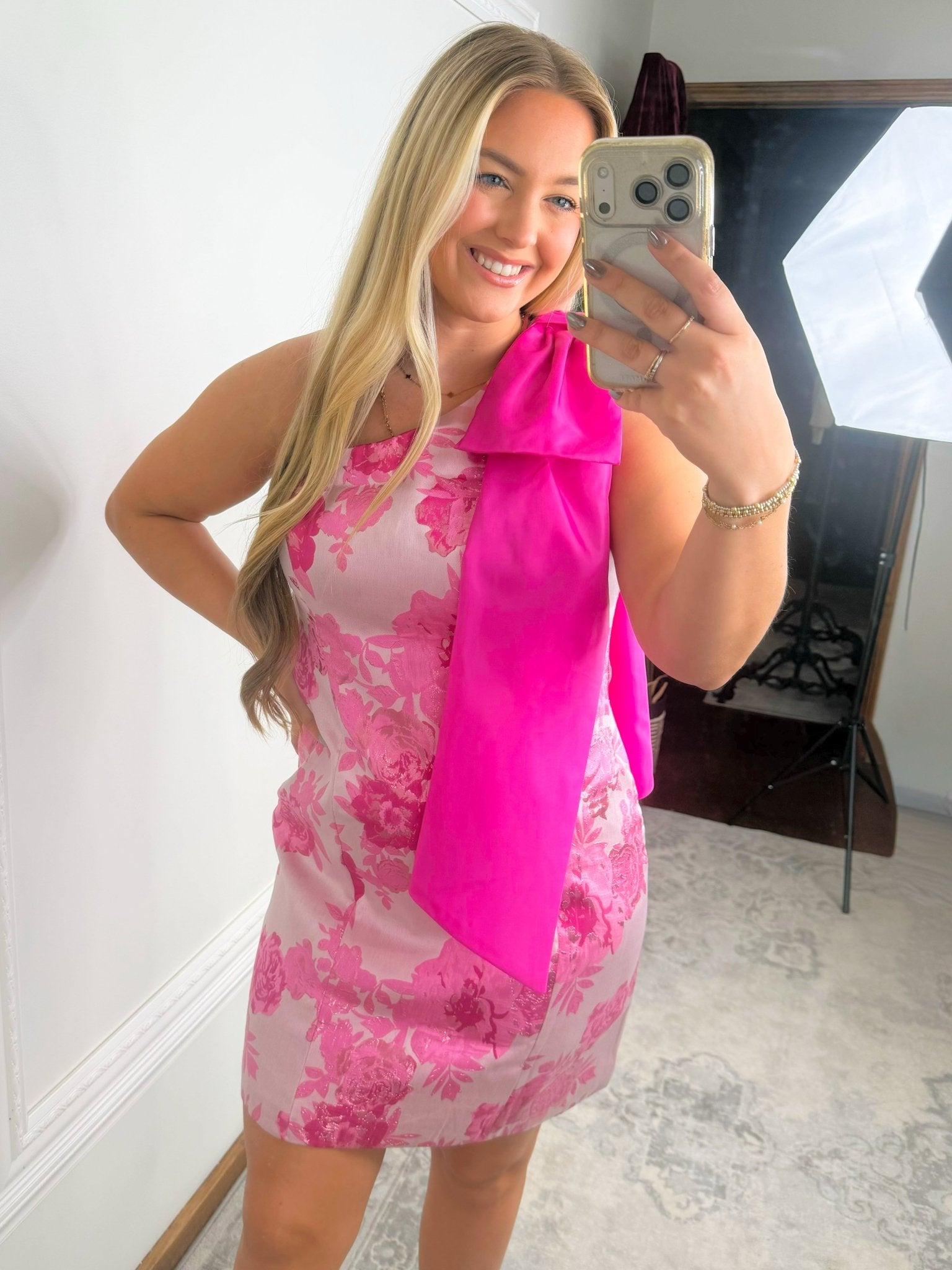 Pretty in Peony Bow Dress - Jessi Jayne Boutique