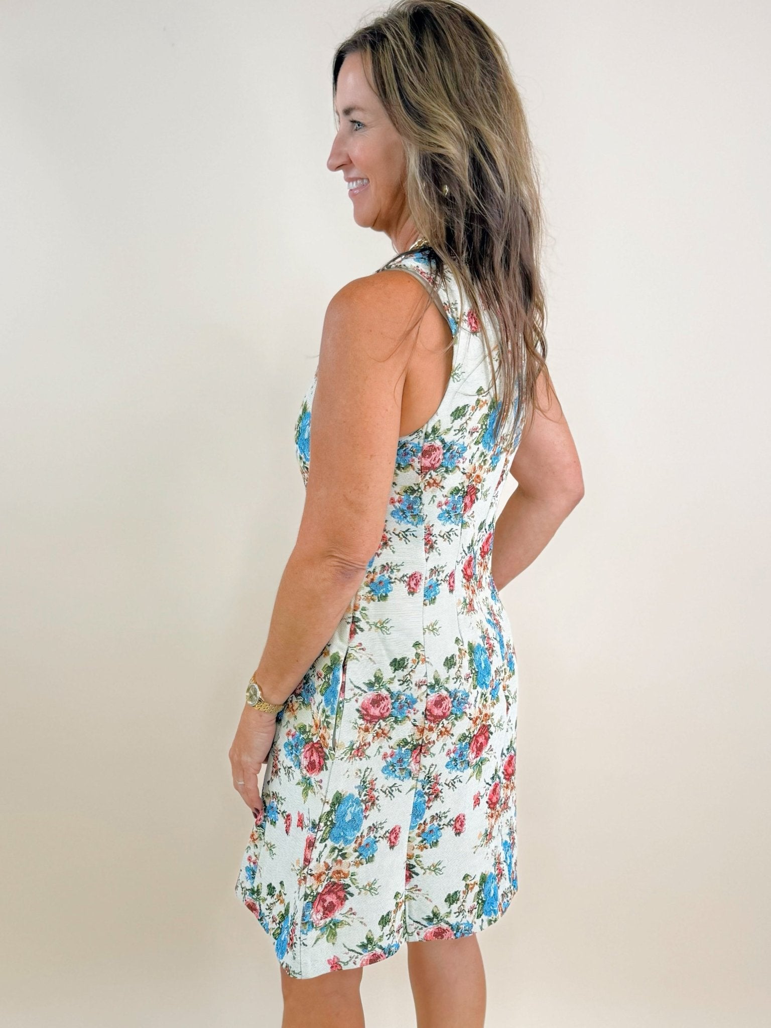 Bloom Brilliance Mini Dress - Jessi Jayne Boutique