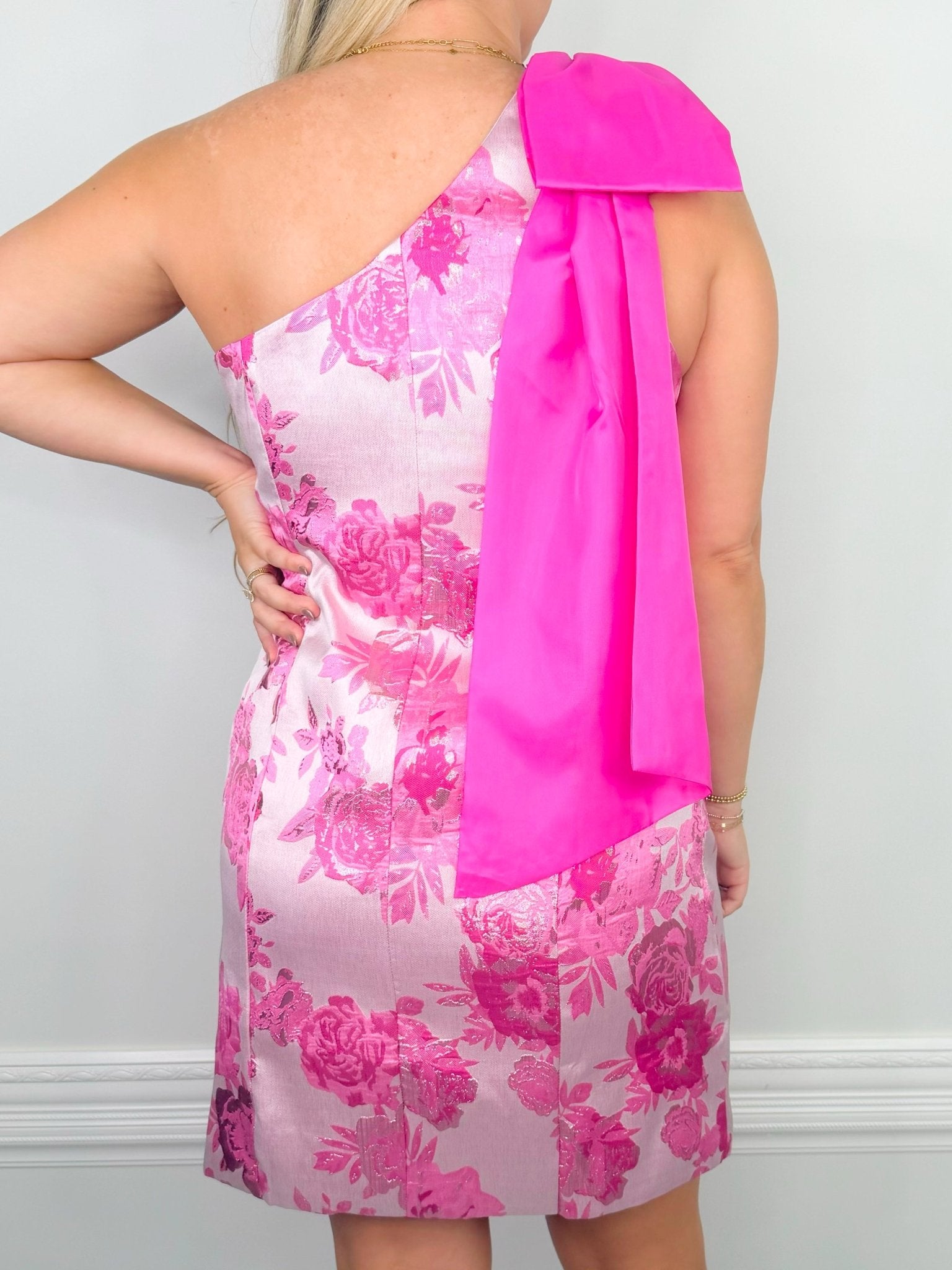 Pretty in Peony Bow Dress - Jessi Jayne Boutique