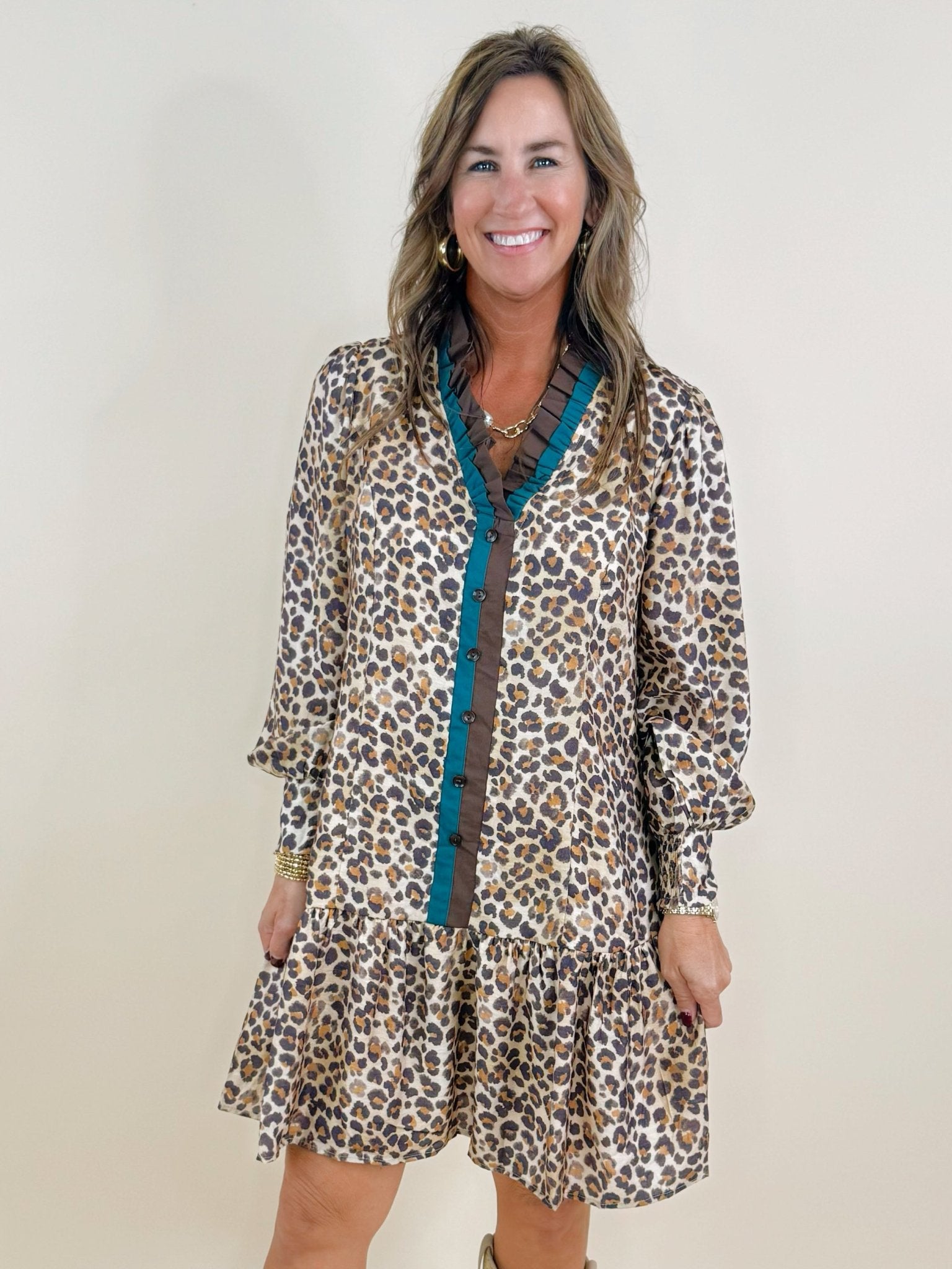 Loving Latte Leopard Dress - Jessi Jayne Boutique