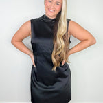 Open Secret Satin Dress - Jessi Jayne Boutique