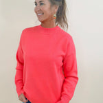 Harper Ribbed Mock Neck Sweater - Jessi Jayne Boutique