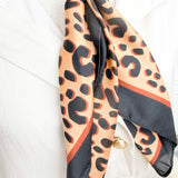Golden Hour Slide Ring Satin Scarf